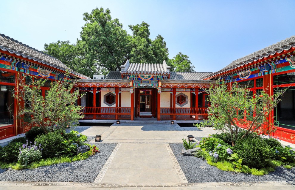 什剎海可停車三進四合院